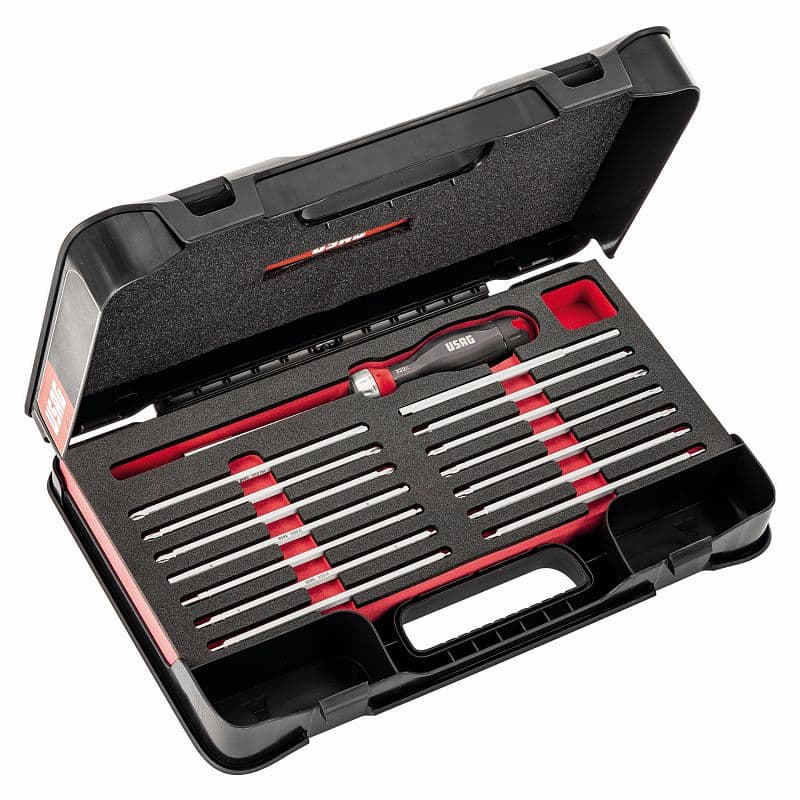 Komplet COMBIDRIVE v plastičnem kovčku USAG 333 K/SC23