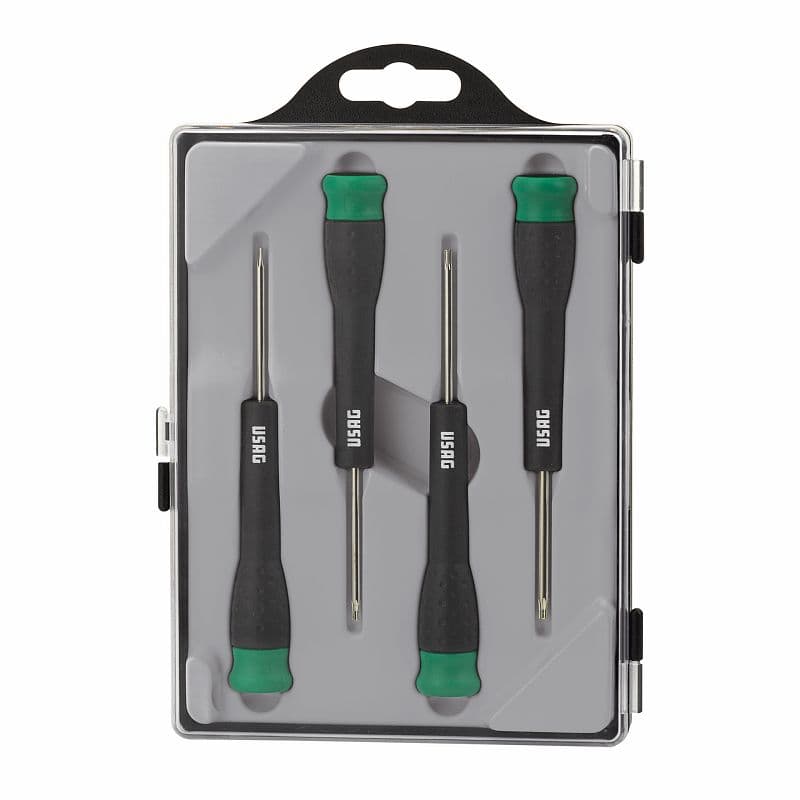 Komplet preciznih izvijačev TORX USAG 341 SH4TX