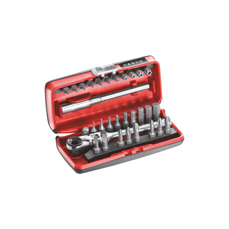 Set z biti in ragljo 1/4" 31-delni