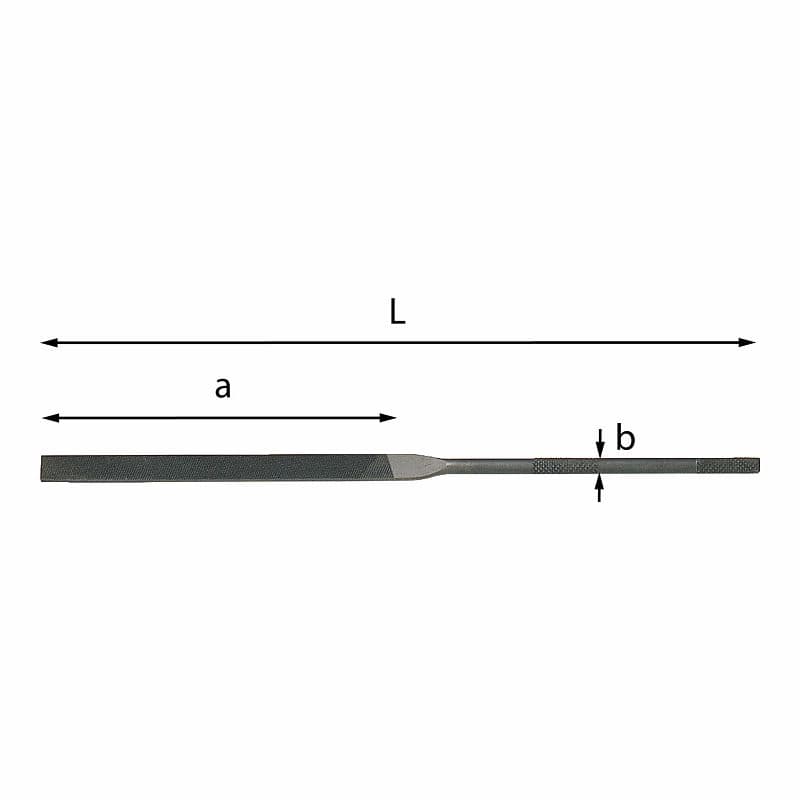 Ploščata igličasta pila z ravnimi robovi USAG 991 A