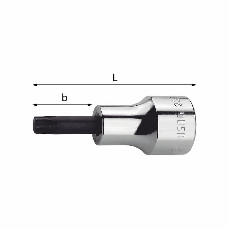 Nasadni nastavek za vijake TORX® USAG 233 1/4 NTX