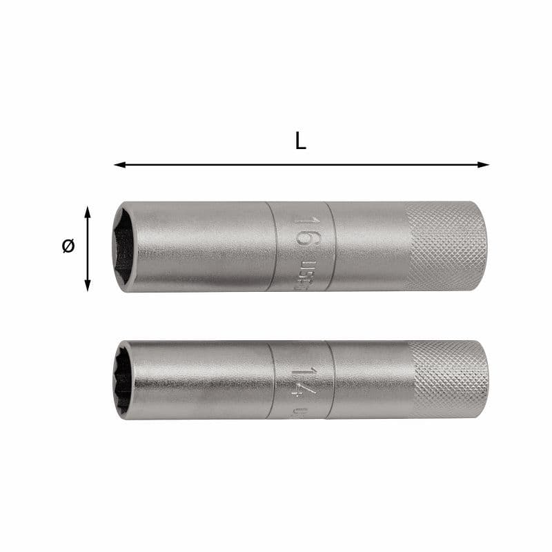 Nasadni ključ za svečke 3/8" USAG 279 3/8