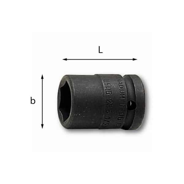 Udarni nasadni ključ 1/2" 6-robi